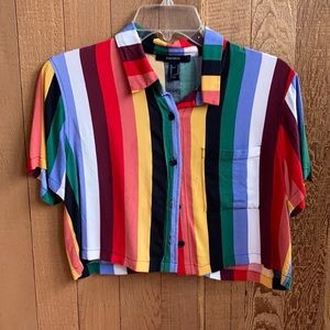 Multicolored Crop Top